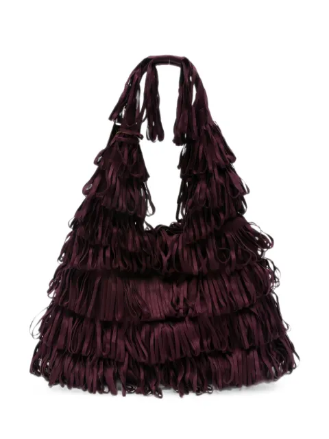 la milanesa bolso shopper Capucine a capas escalonadas con flecos