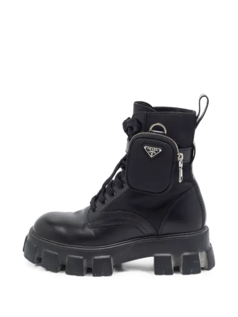 Prada Pre-Owned Monolith Stiefel mit Profilsohle