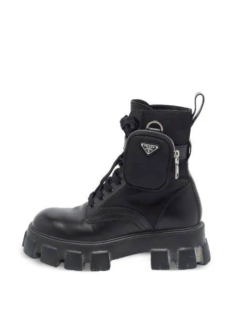 Prada Pre-Owned Monolith lug-sole boots