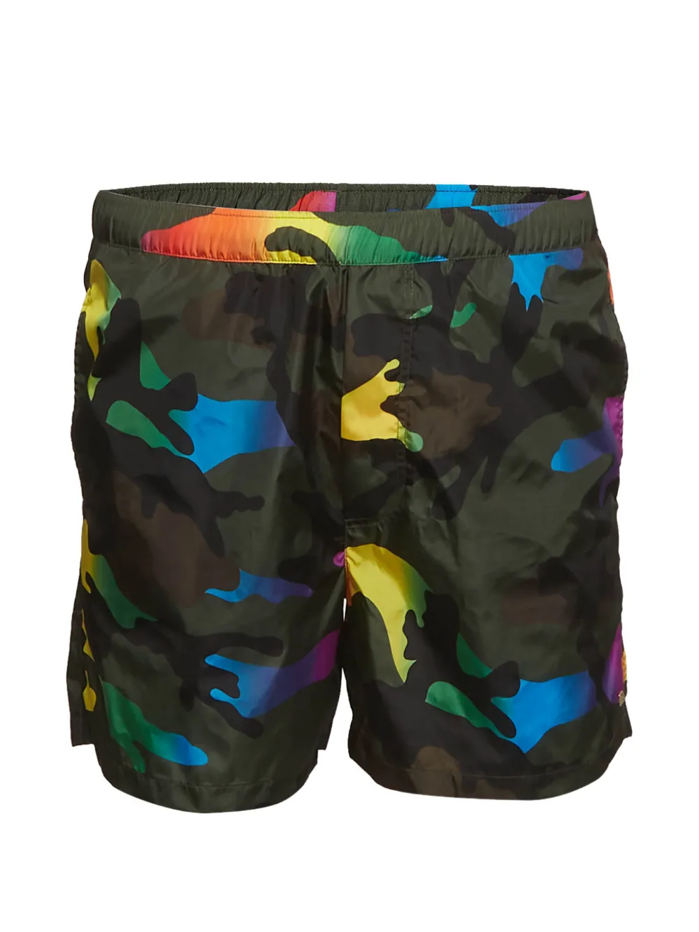 Valentino Garavani Pre-Owned camouflage elasticated swimwear - Verde