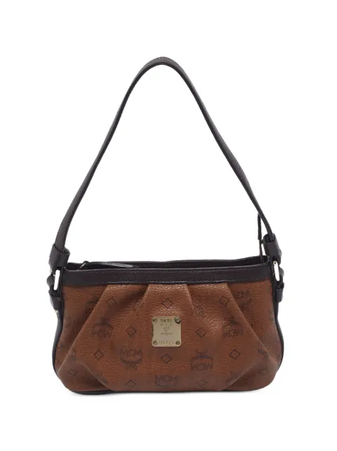 MCM Pre-Owned bolso de hombro MCM Pleated Visetos