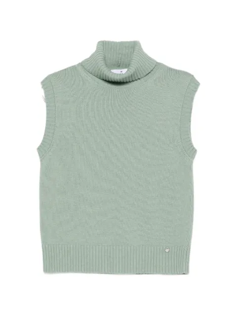 Niu roll-neck sleeveless sweater