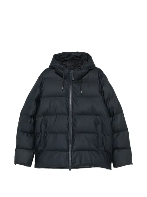 Rains quilted hooded jacket