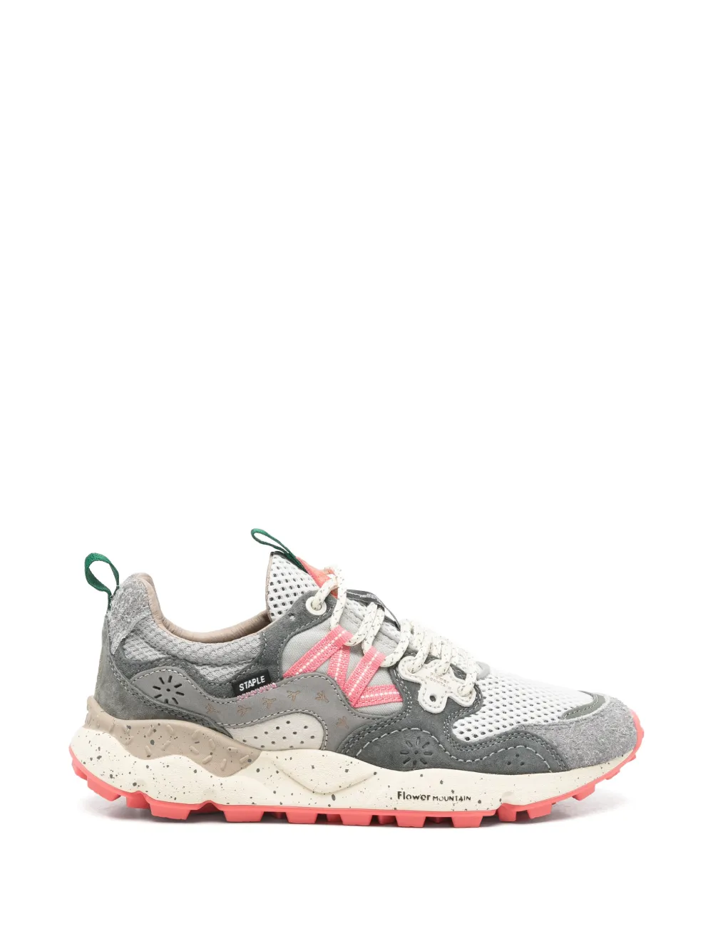 FLOWER MOUNTAIN panelled mesh sneakers