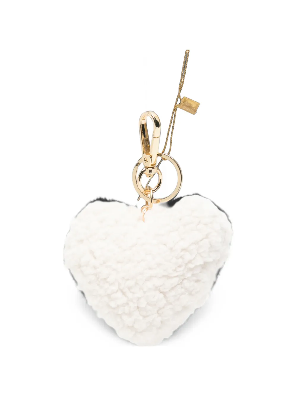 la milanesa heart-shaped bag charm