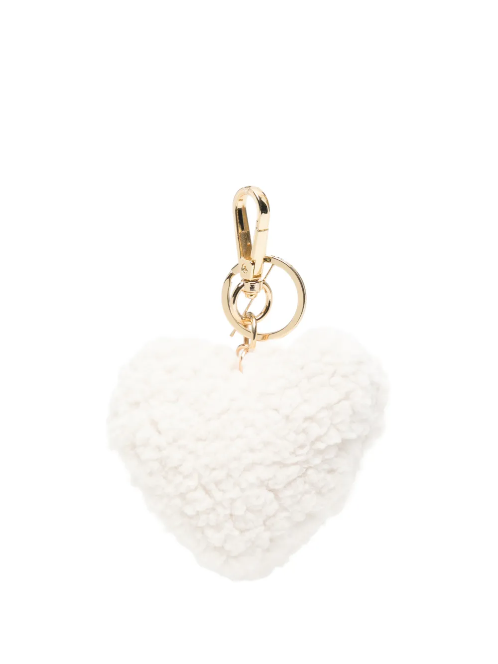 la milanesa heart-shaped bag charm