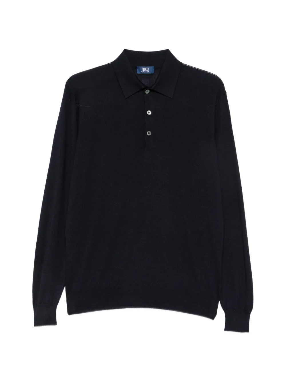 Fedeli long-sleeve polo shirt