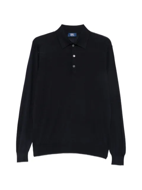 Fedeli long-sleeve polo shirt