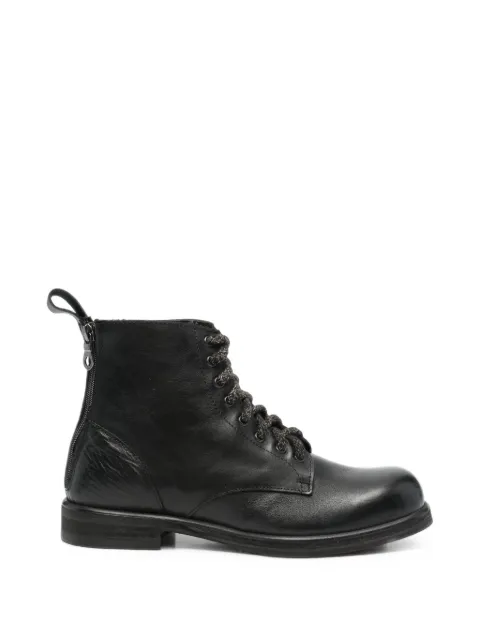 FRATELLI RENNELLA lace-up rear-zip ankle boots