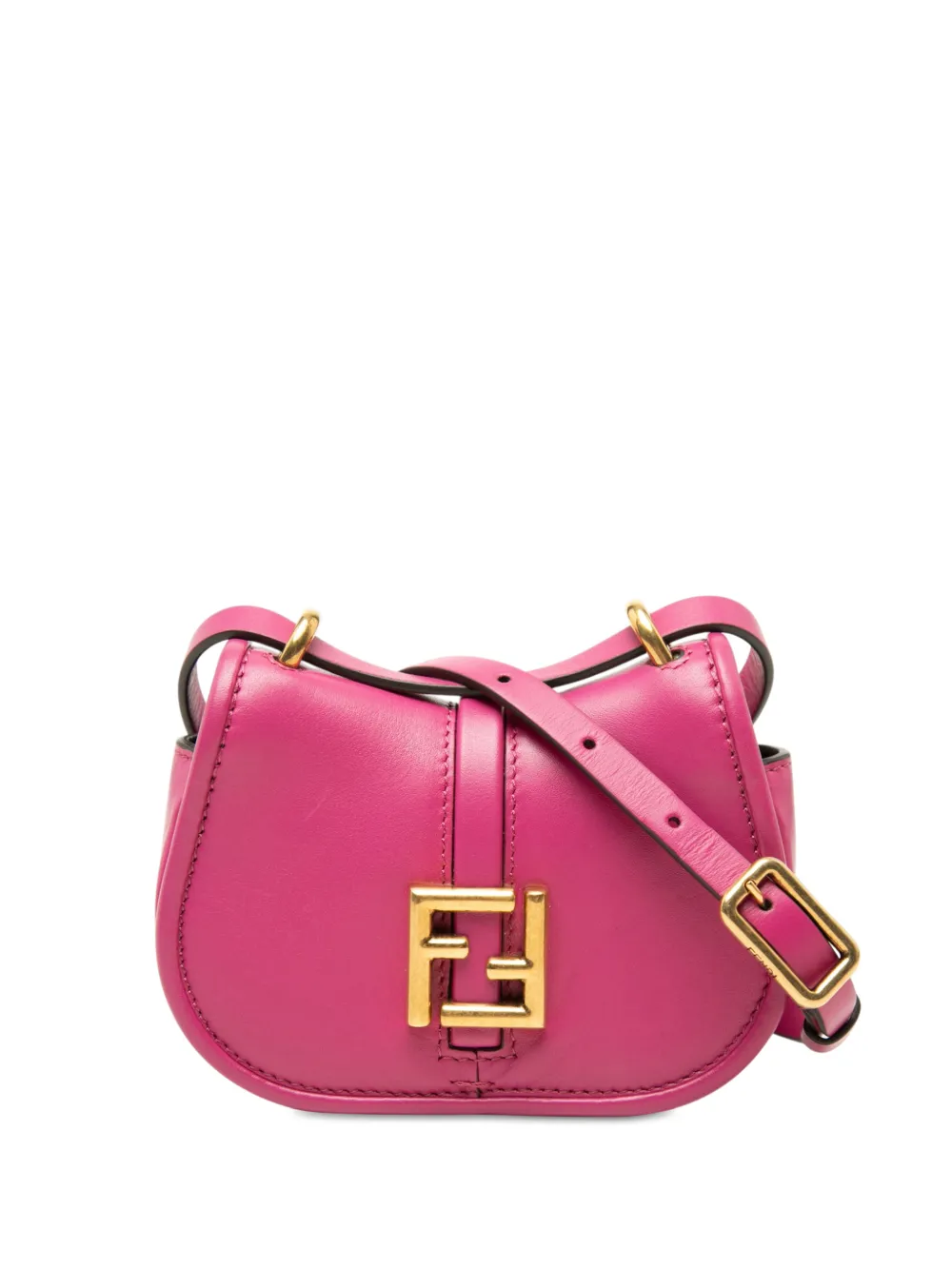 Fendi Pre-Owned 2010-2026 Nano FF Cmon Umhängetasche - Rosa