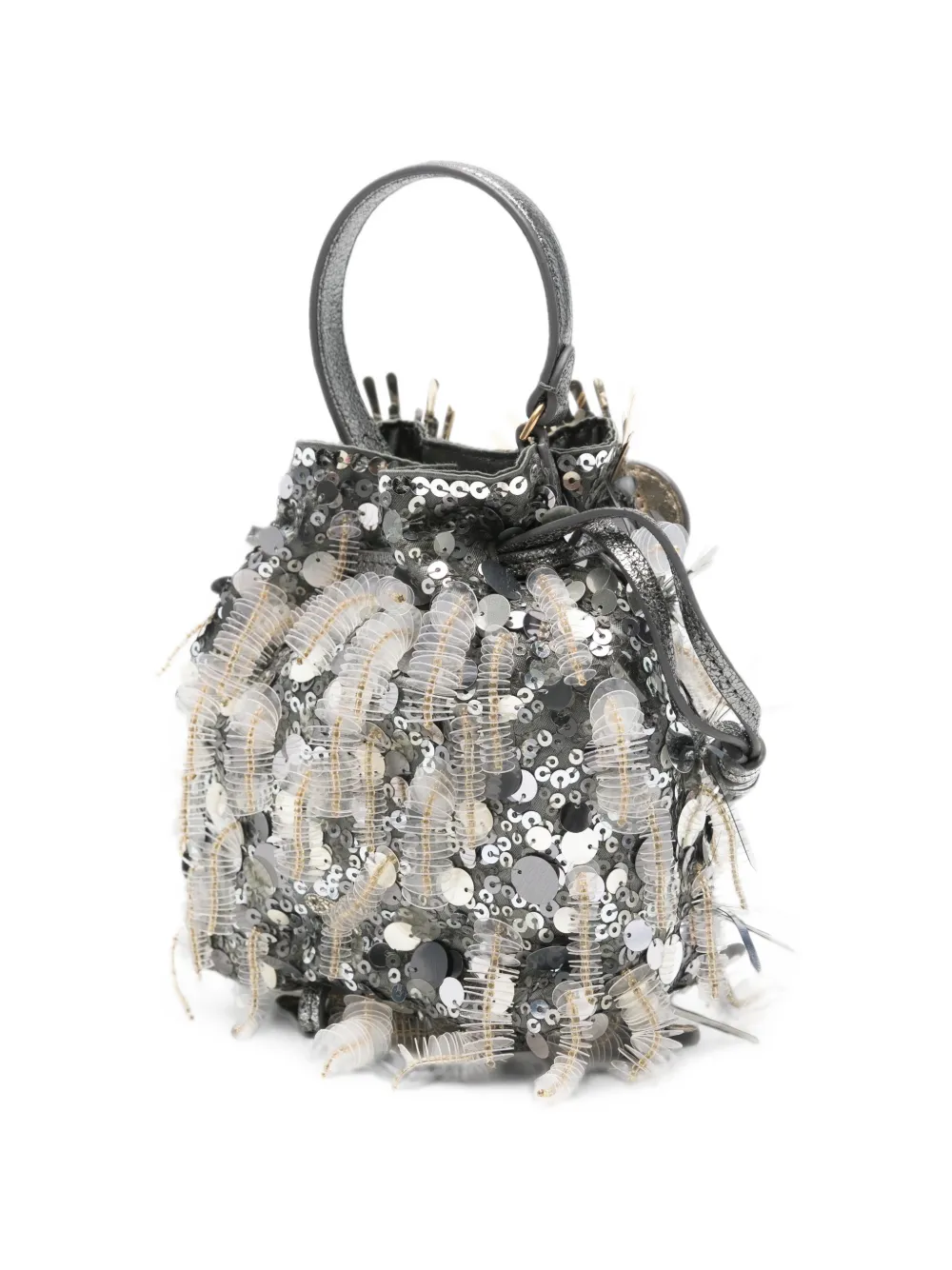 Anya Hindmarch Shopper verfraaid met pailletten Zilver