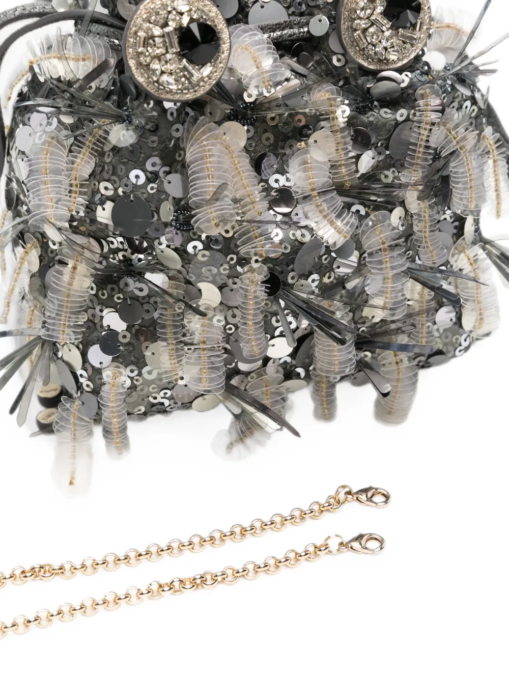 Anya Hindmarch Shopper verfraaid met pailletten Zilver