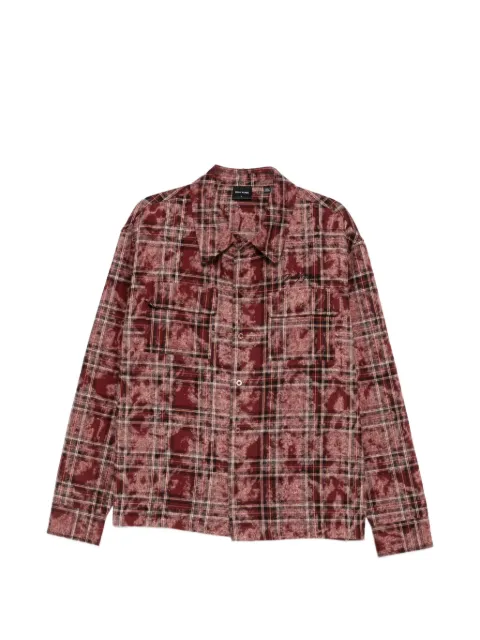 Daily Paper check-pattern washed-effect shirt