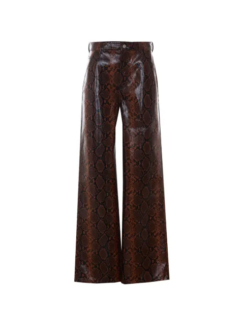 DES PHEMMES python-print trousers