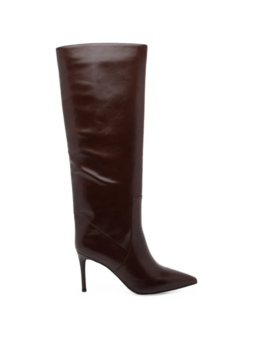 Jeffrey Campbell pointed-toe stiletto knee-high boots