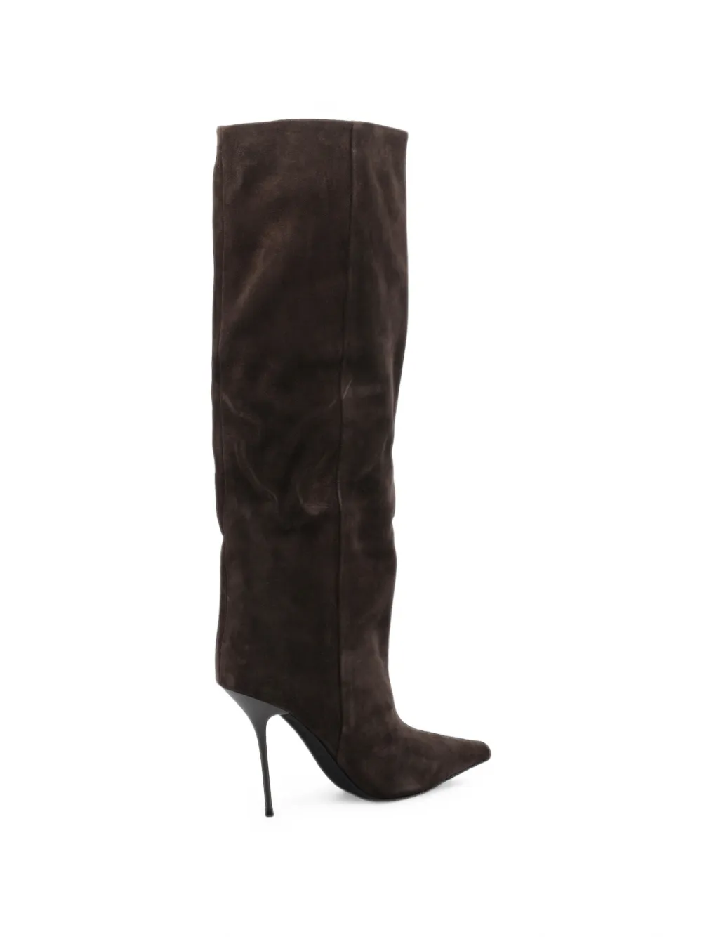 Jeffrey Campbell suede pointed-toe knee-high boots