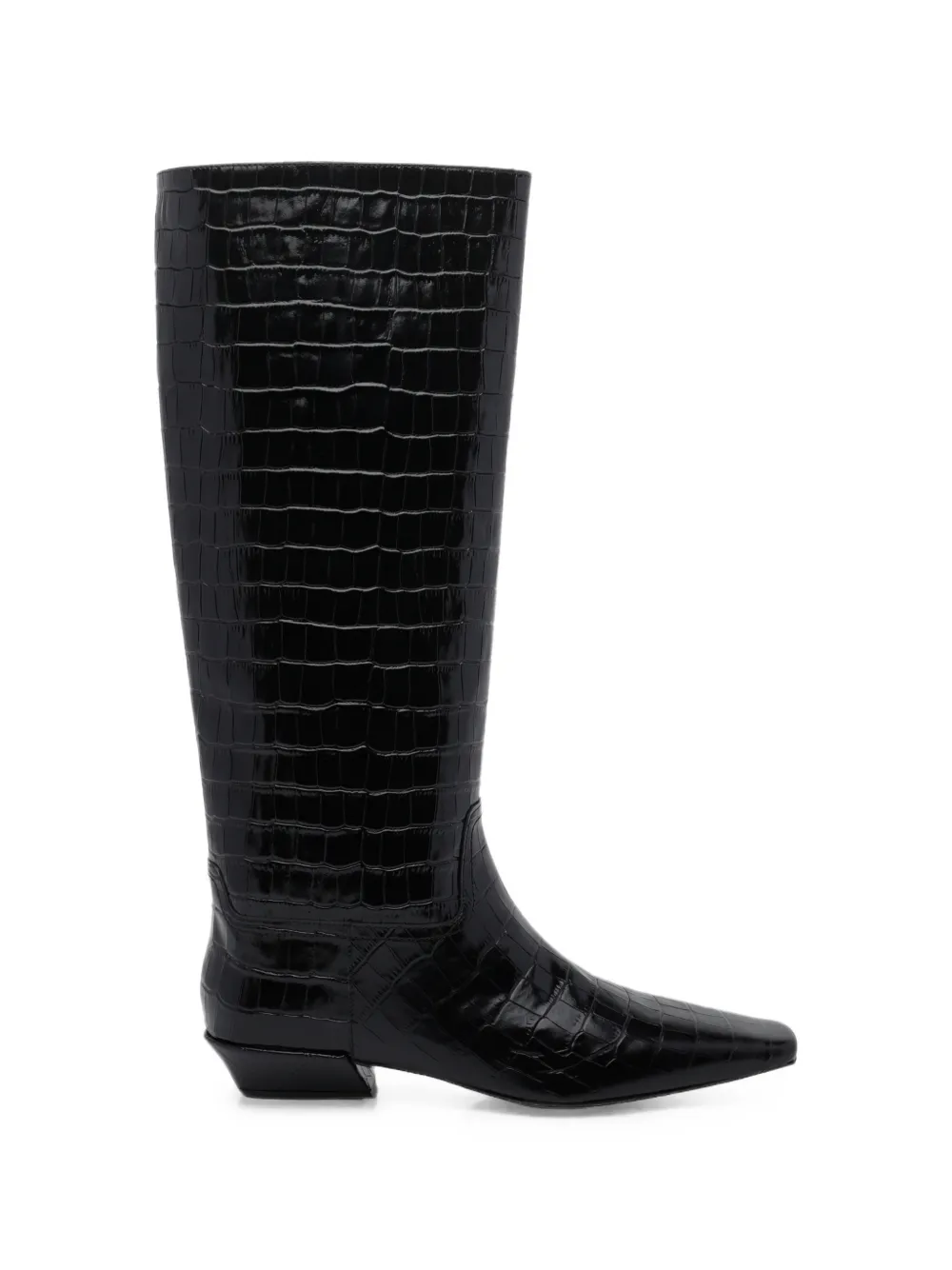Jeffrey Campbell Passo croc-effect knee-high boots