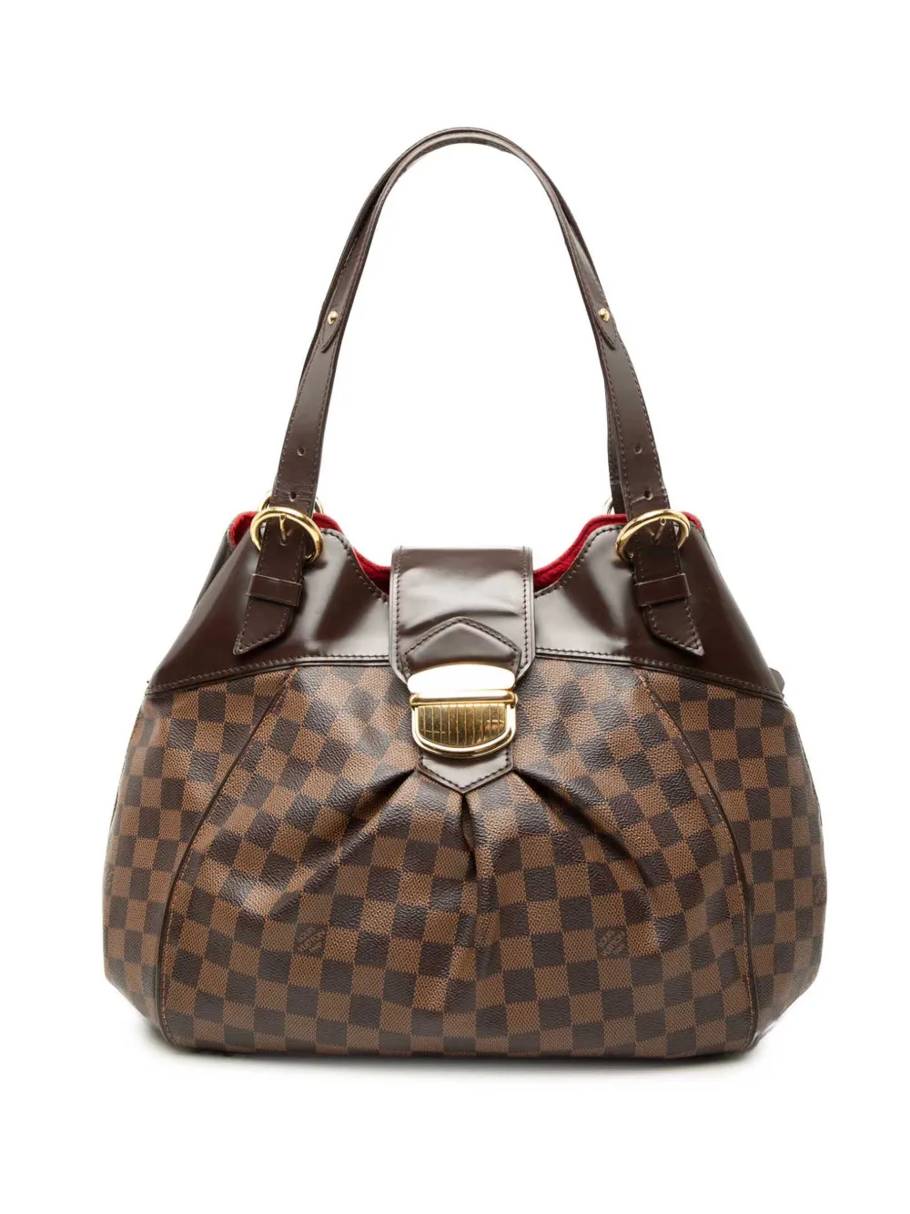Louis Vuitton Pre-Owned 2009-2013 Damier Ebene Sistina GM shoulder bag - Marrone