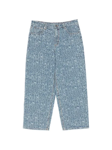 Daily Paper jacquard-pattern jeans