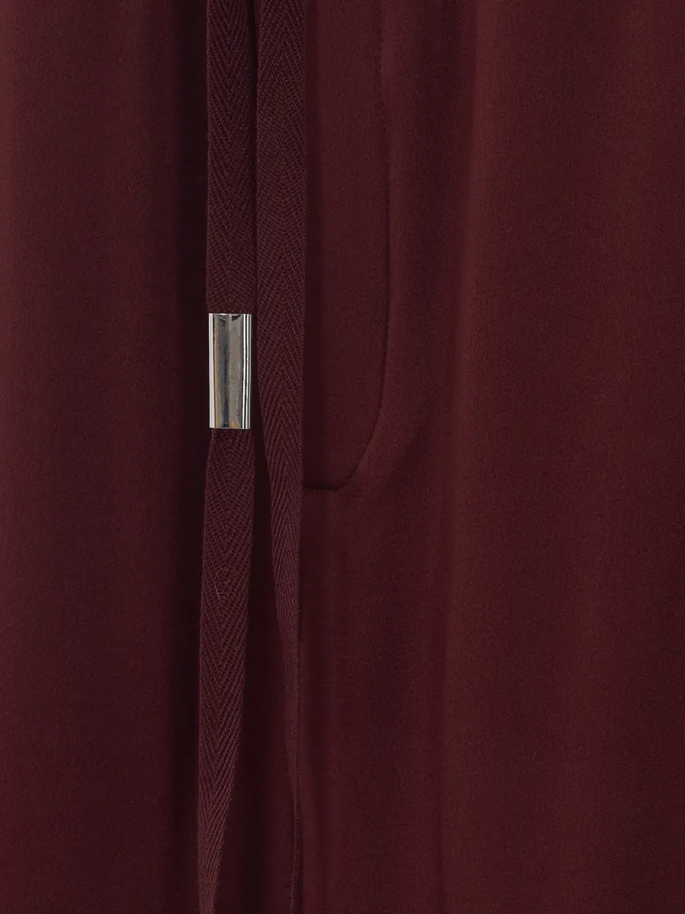 Ann Demeulemeester Nevi Lace-detail Trousers in Red, view 3
