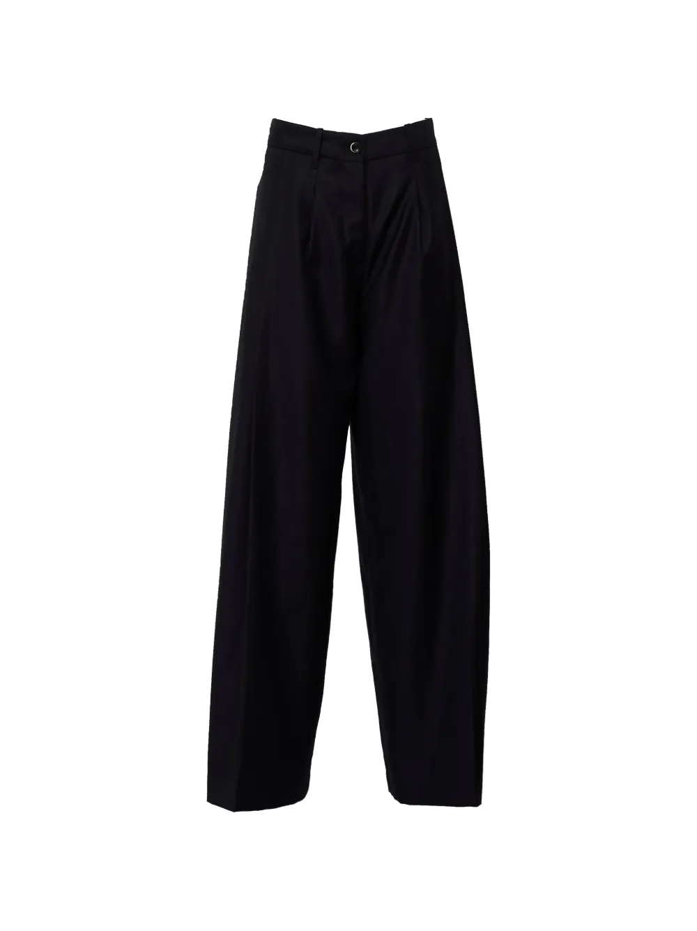 Nine In The Morning Petra pleat-detail trousers Zwart