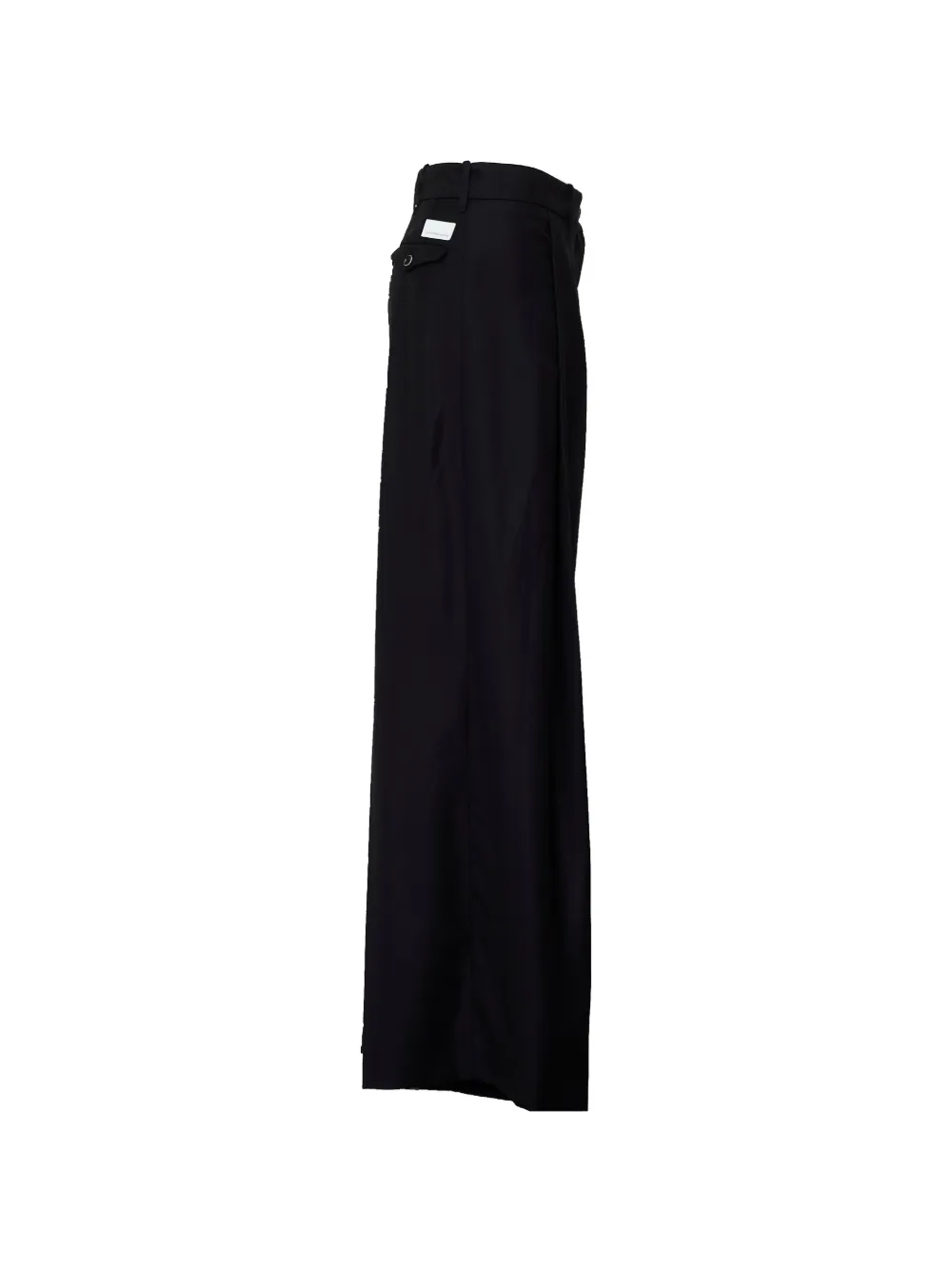 Nine In The Morning Petra pleat-detail trousers Zwart