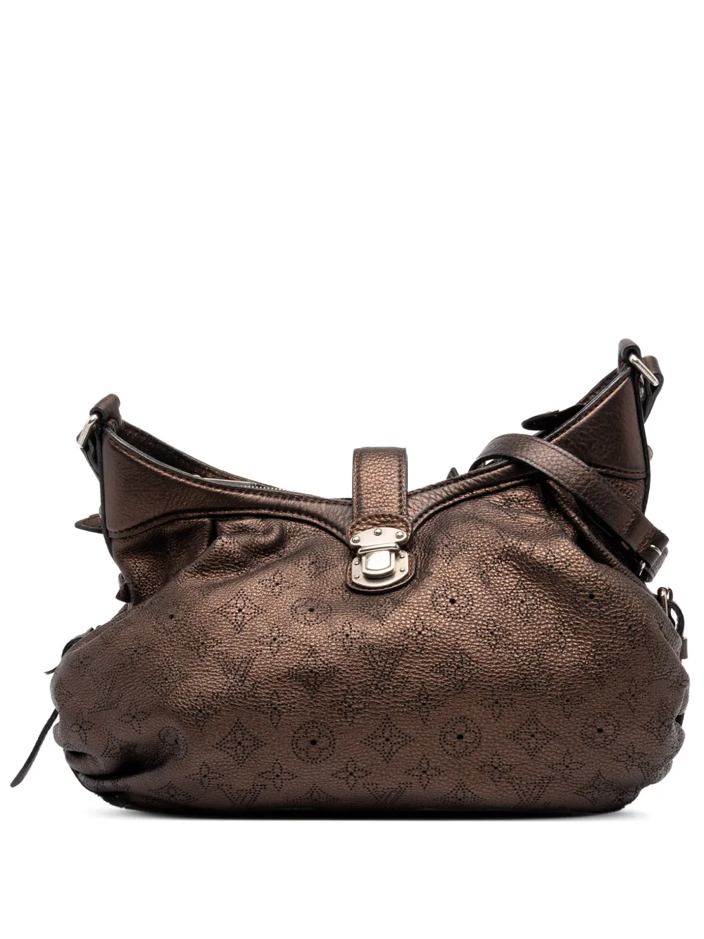 Louis Vuitton Pre-Owned 2008 Monogram Mahina XS crossbody bag - Marrone