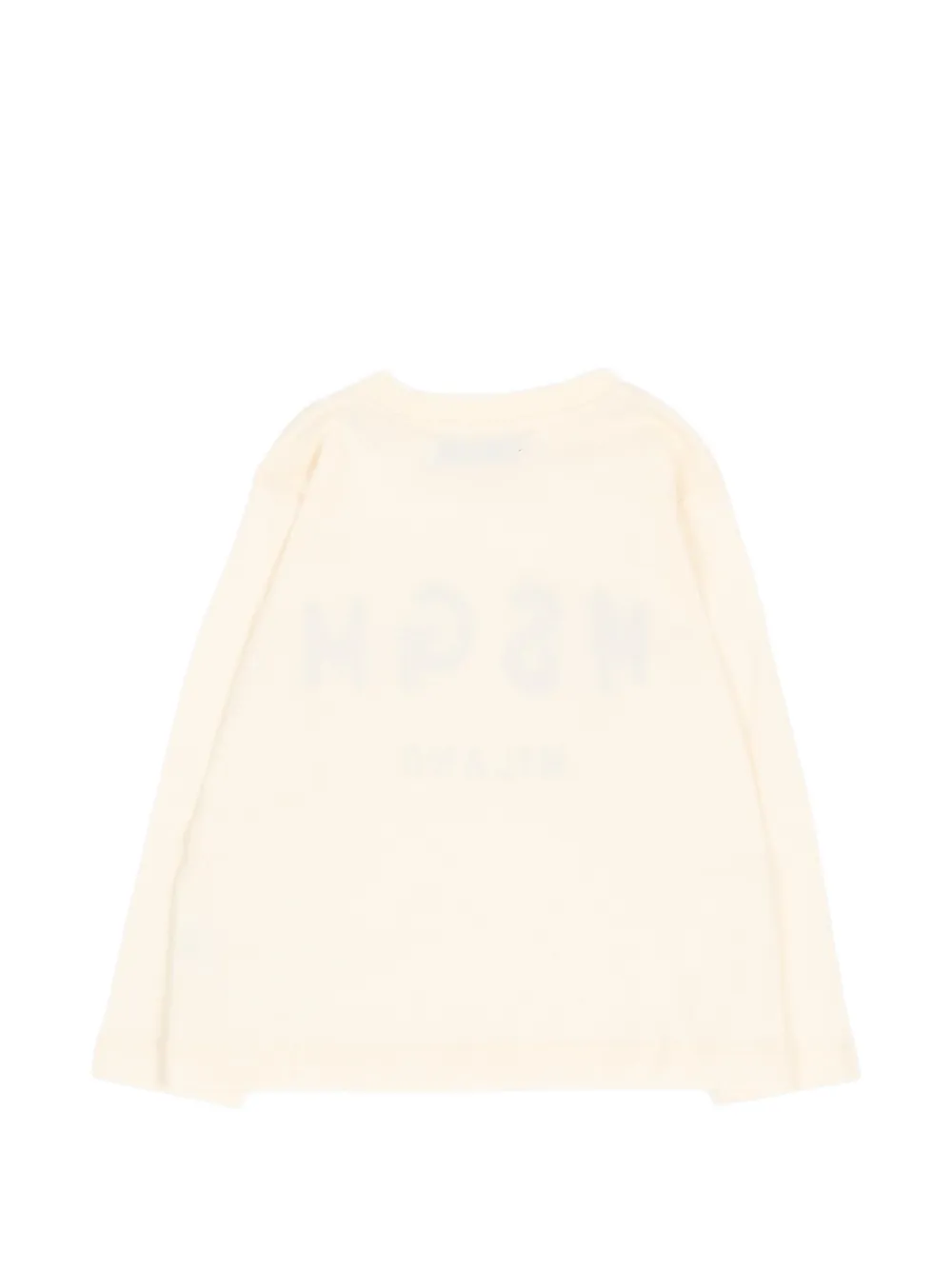 MSGM Kids T-shirt met logoprint Wit