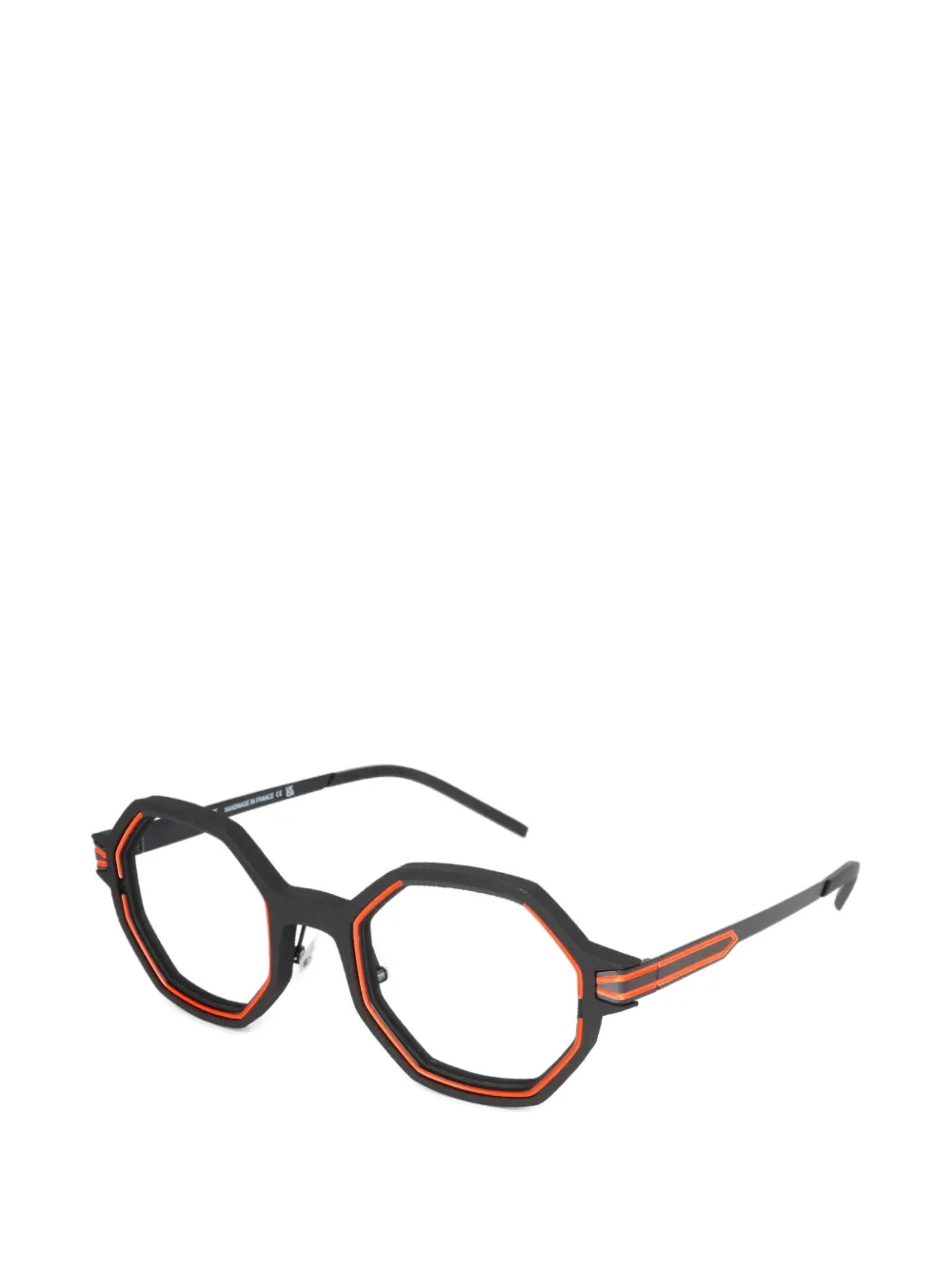 PARASITE O-Particule 3 geometric-frame glasses - Nero
