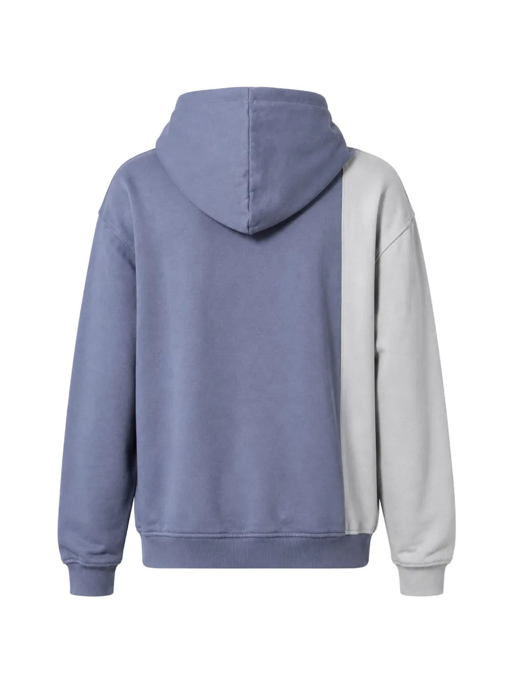 ESPRIT Hoodie met gebleekt effect en vlakken Blauw