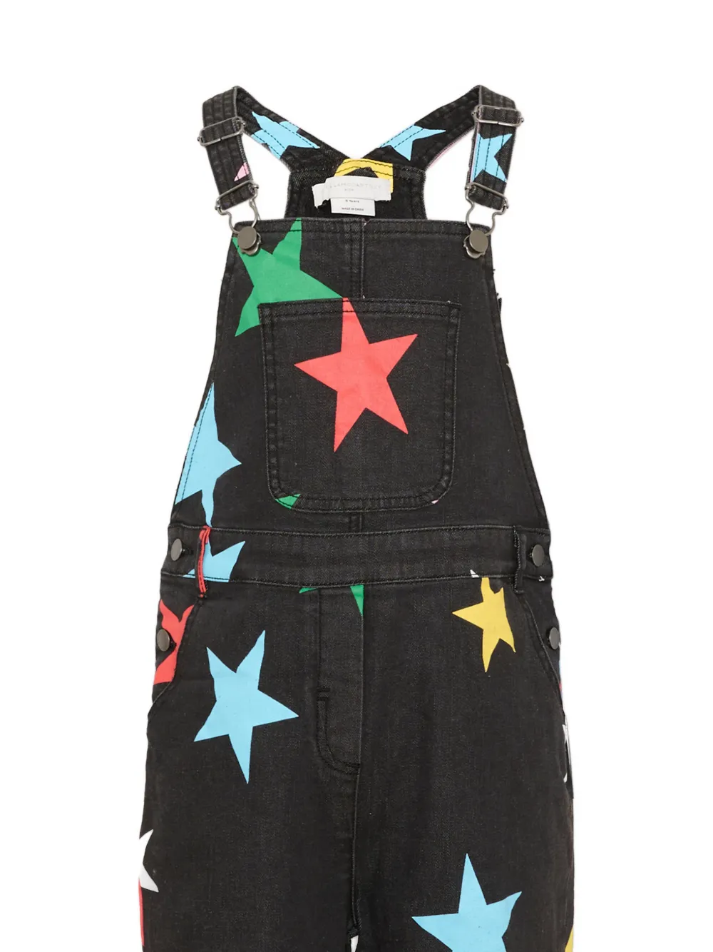 Stella McCartney Kids Tuinbroek met sterprint Zwart