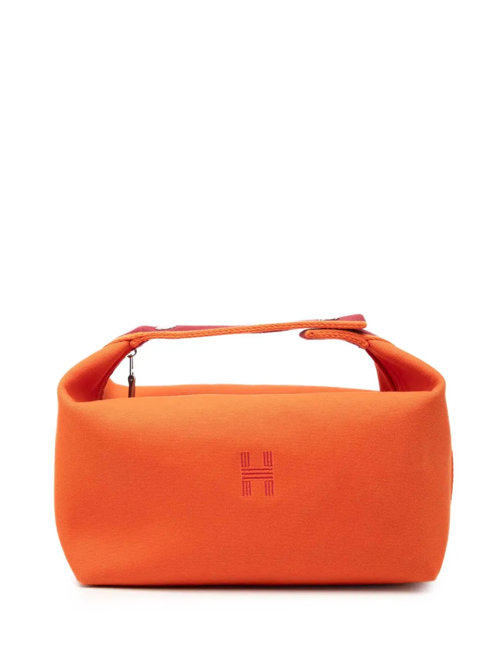 Hermès Pre-Owned grande pochette Bride A Brac en toile (2000-2026) - Orange Hermès Pre-Owned grande pochette Bride A Brac en toile (2000-2026) - Orange