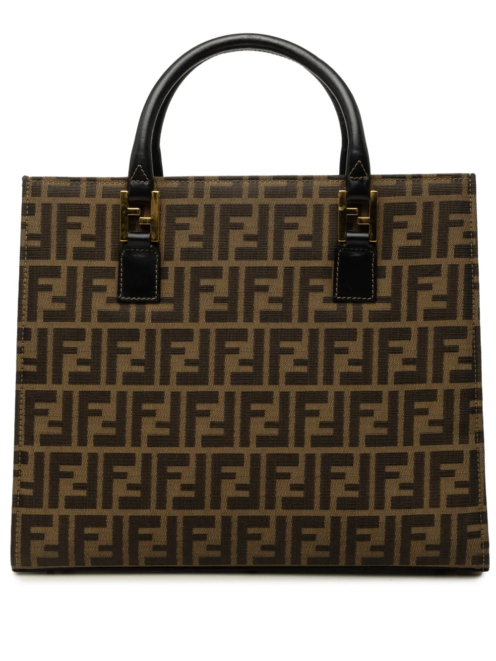Fendi Pre-Owned 20th Century Zucca Canvas Tote Bag - Braun
