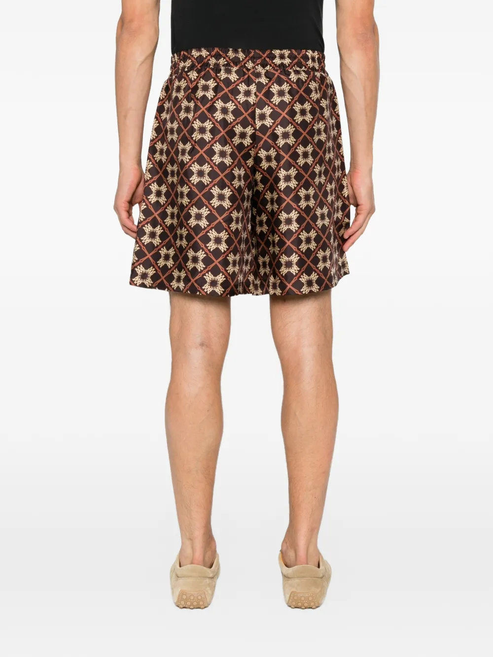 AMIRI MA Quad bermuda shorts met trekkoord Bruin