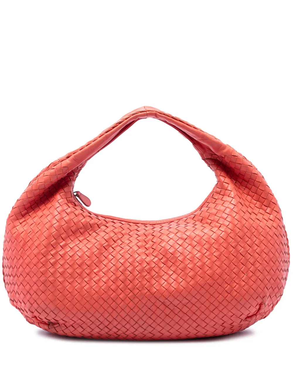 Bottega Veneta Pre-Owned 2010 große Intrecciato Belly Beuteltasche - Orange