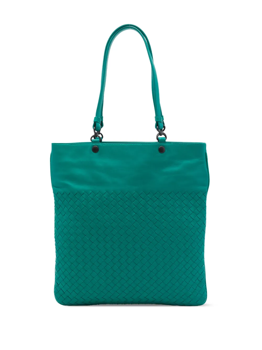Bottega Veneta Pre-Owned 2010 Nappa Intrecciato Flat tote bag - Vert
