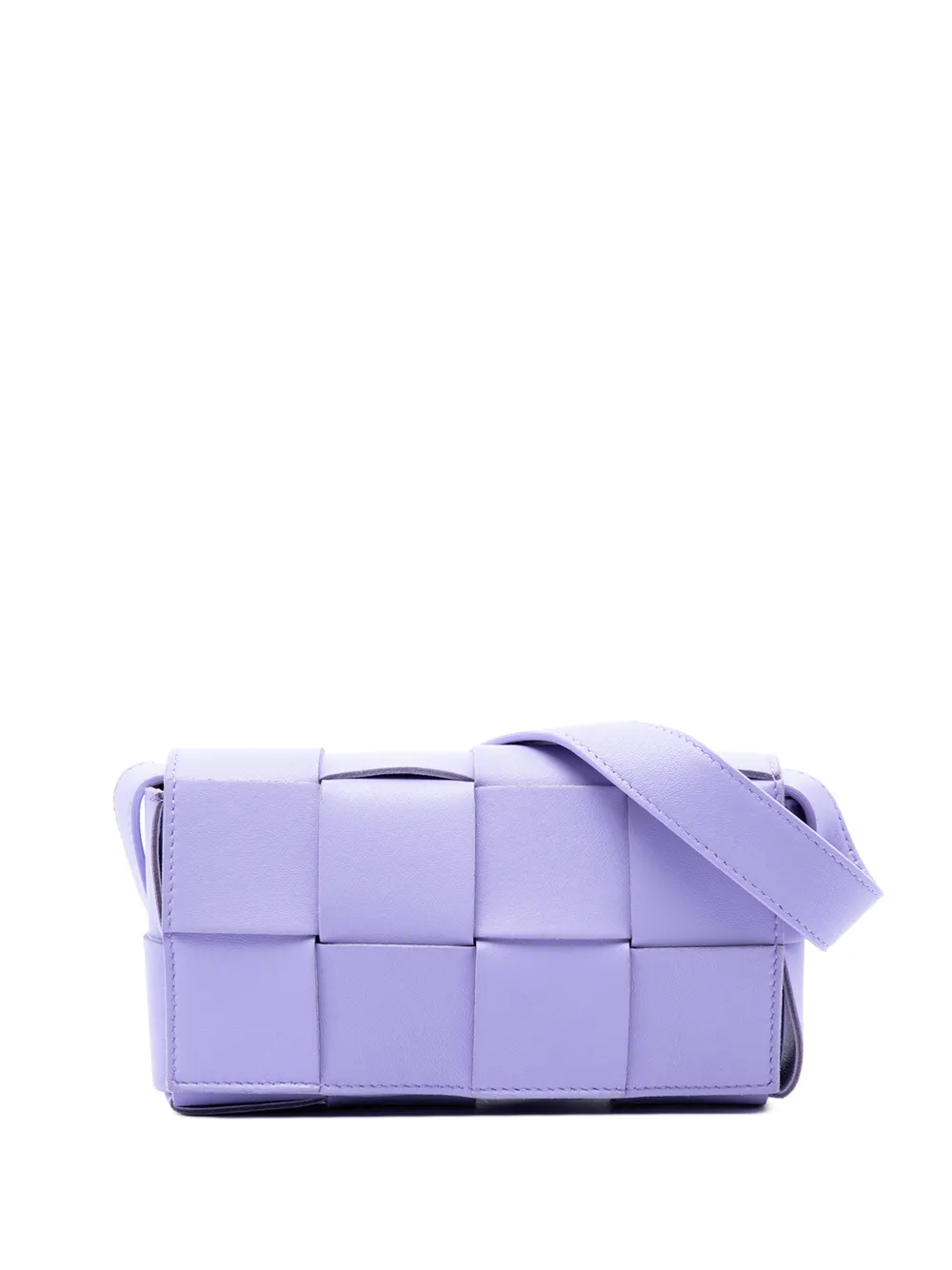 Bottega Veneta Pre-Owned mini sac banane Cassette en cuir Nappa Intrecciato (2012-2026) - Violet