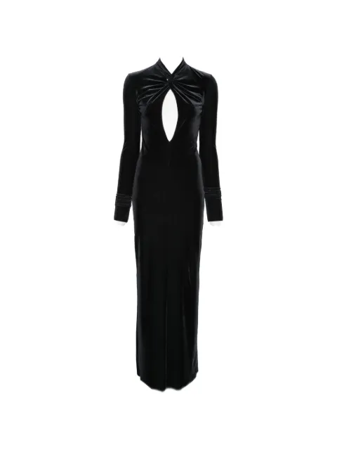 Amazuìn Zeda cut-out twisted-detail maxi dress