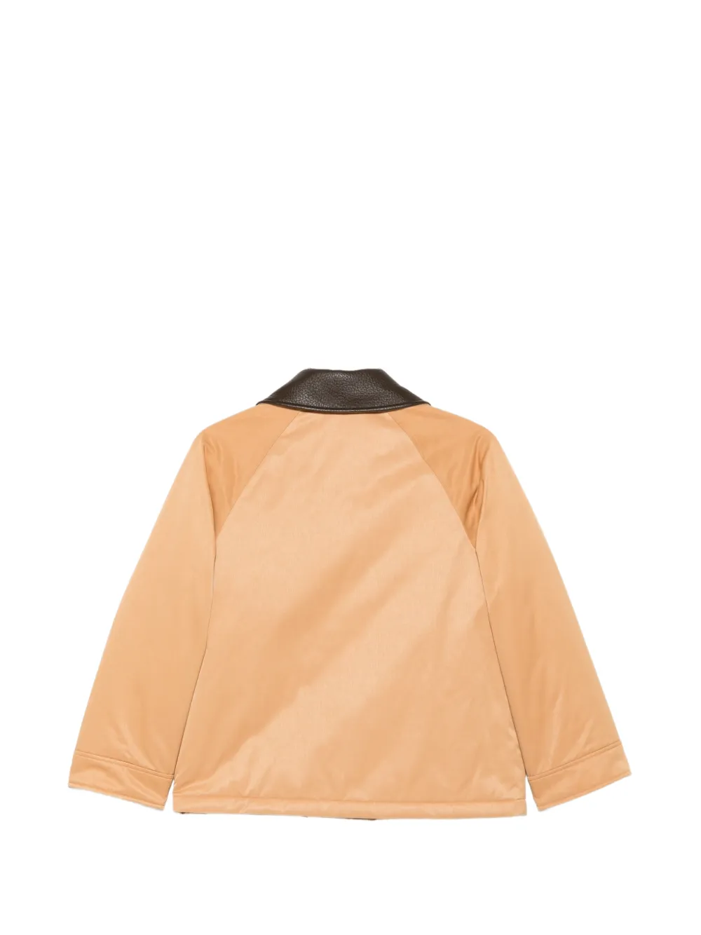 TWINSET Kids contrast-collar jacket Beige