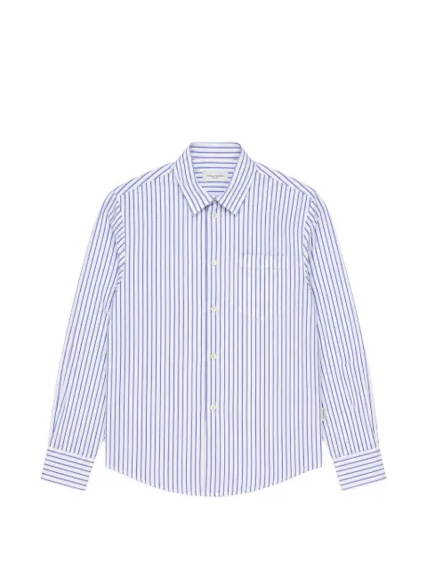 Paolo Pecora Kids vertical-stripe chest-pocket shirt