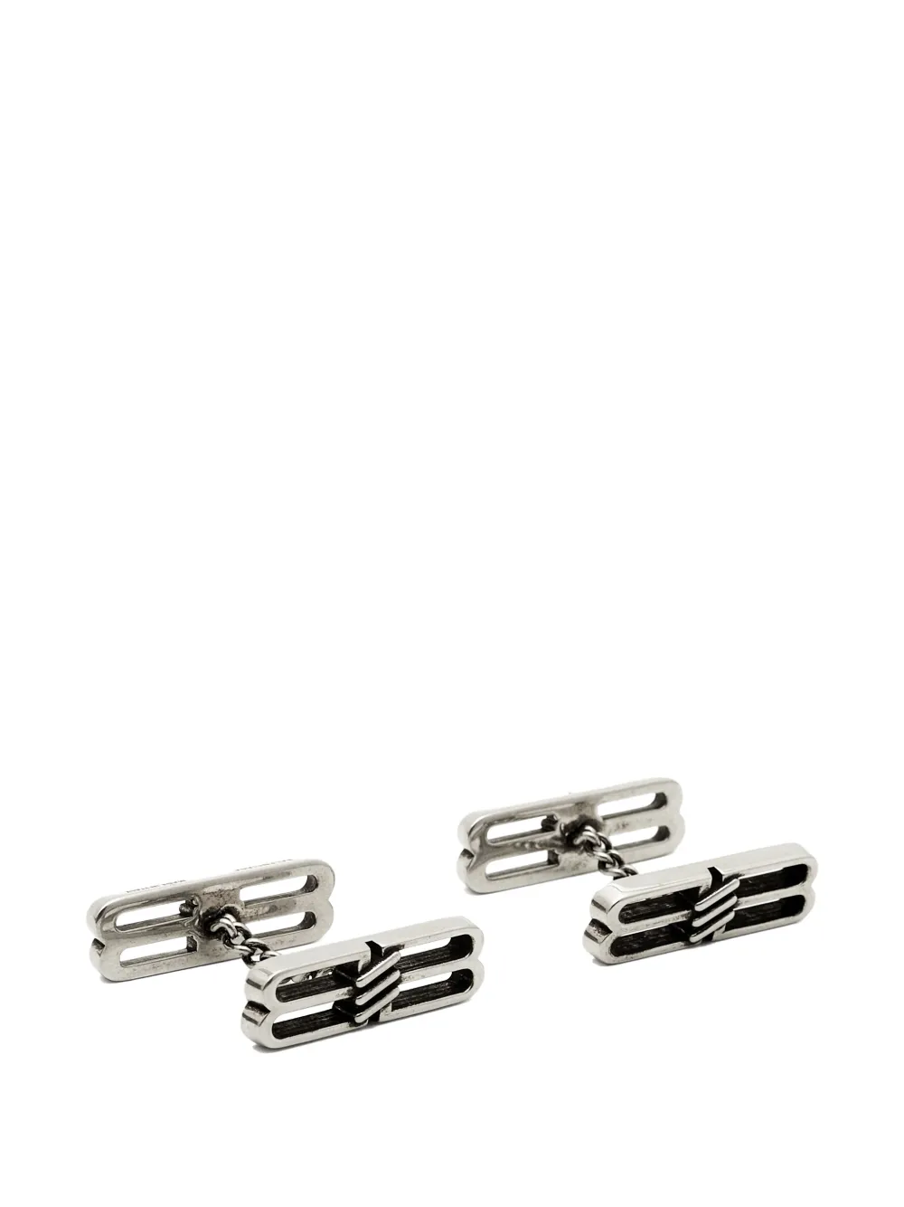 Balenciaga Pre-Owned BB Manschettenknöpfe - Silber