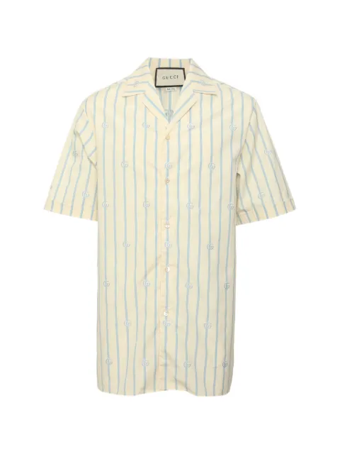 Gucci Pre-Owned Double G stripe shirt