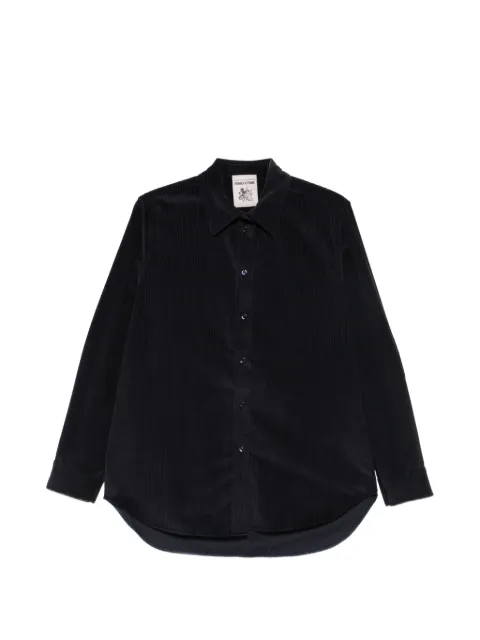Semicouture corduroy elbow-patch shirt