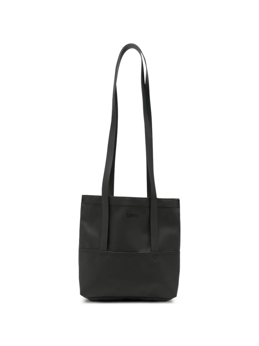 Rains logo-print shoulder bag - Nero