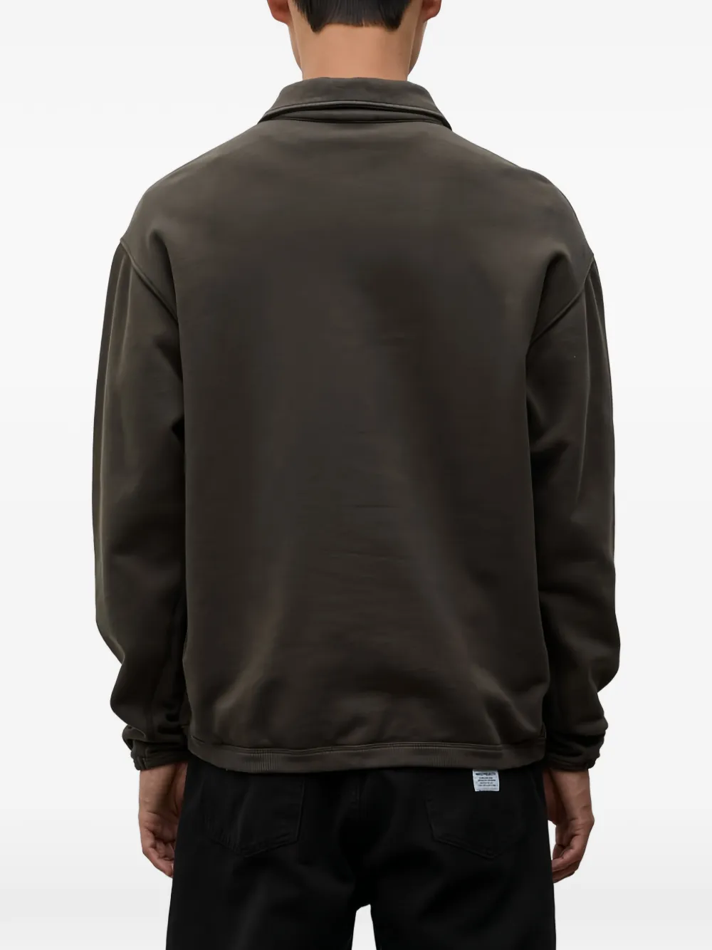 Norse Projects polo-collar sweatshirt Bruin