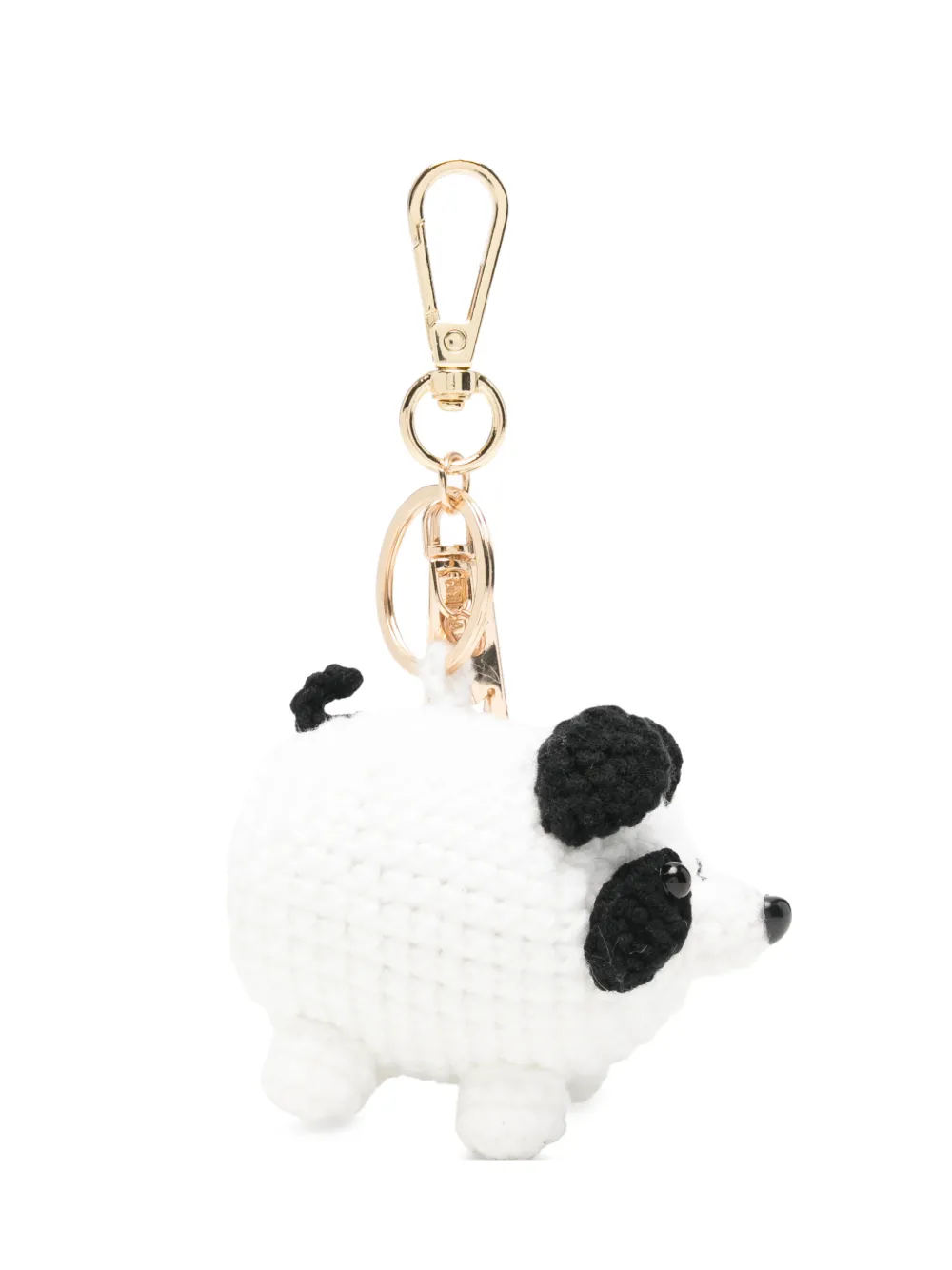 la milanesa crochet-panda bag charm