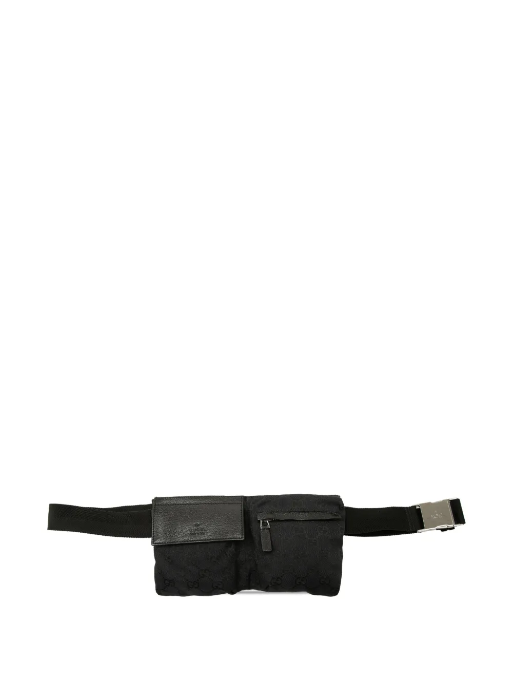 Gucci Pre-Owned 2000-2015 GG Canvas Double Pocket belt bag - Blu