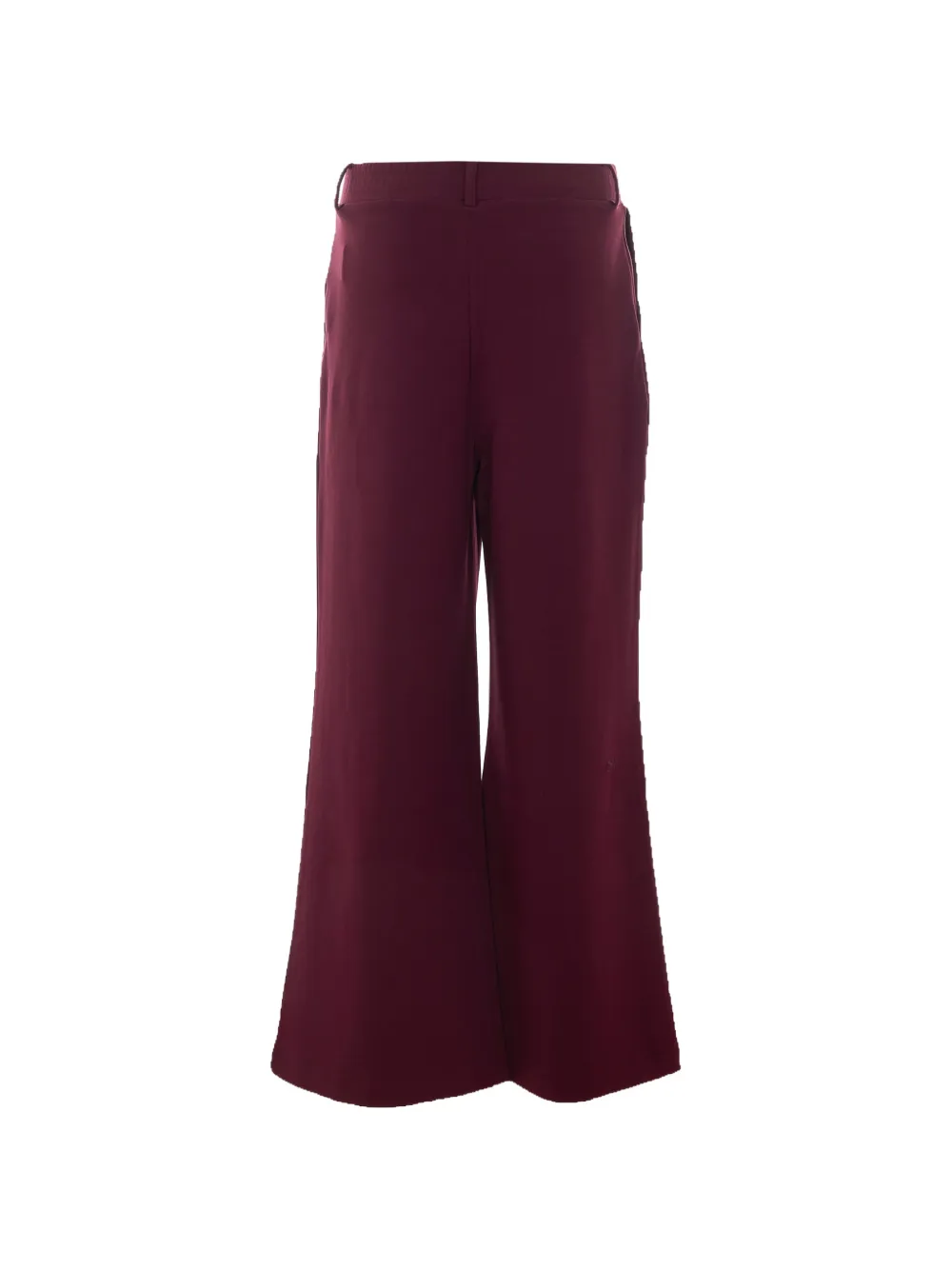 OWN Flared plooibroek met elastische taille Paars