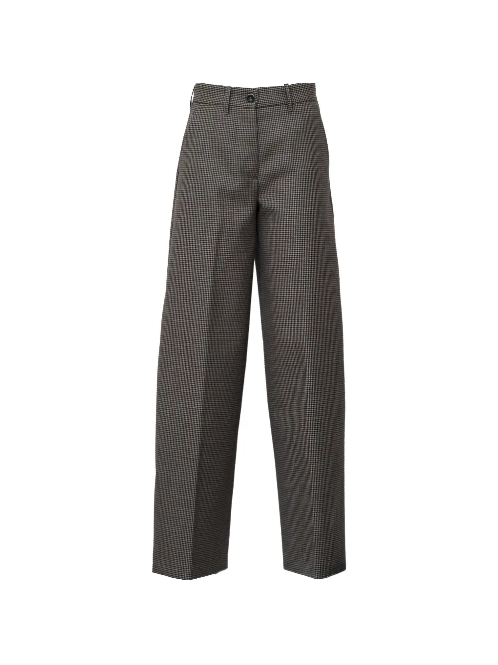 Nine In The Morning Nancy check wool trousers Beige