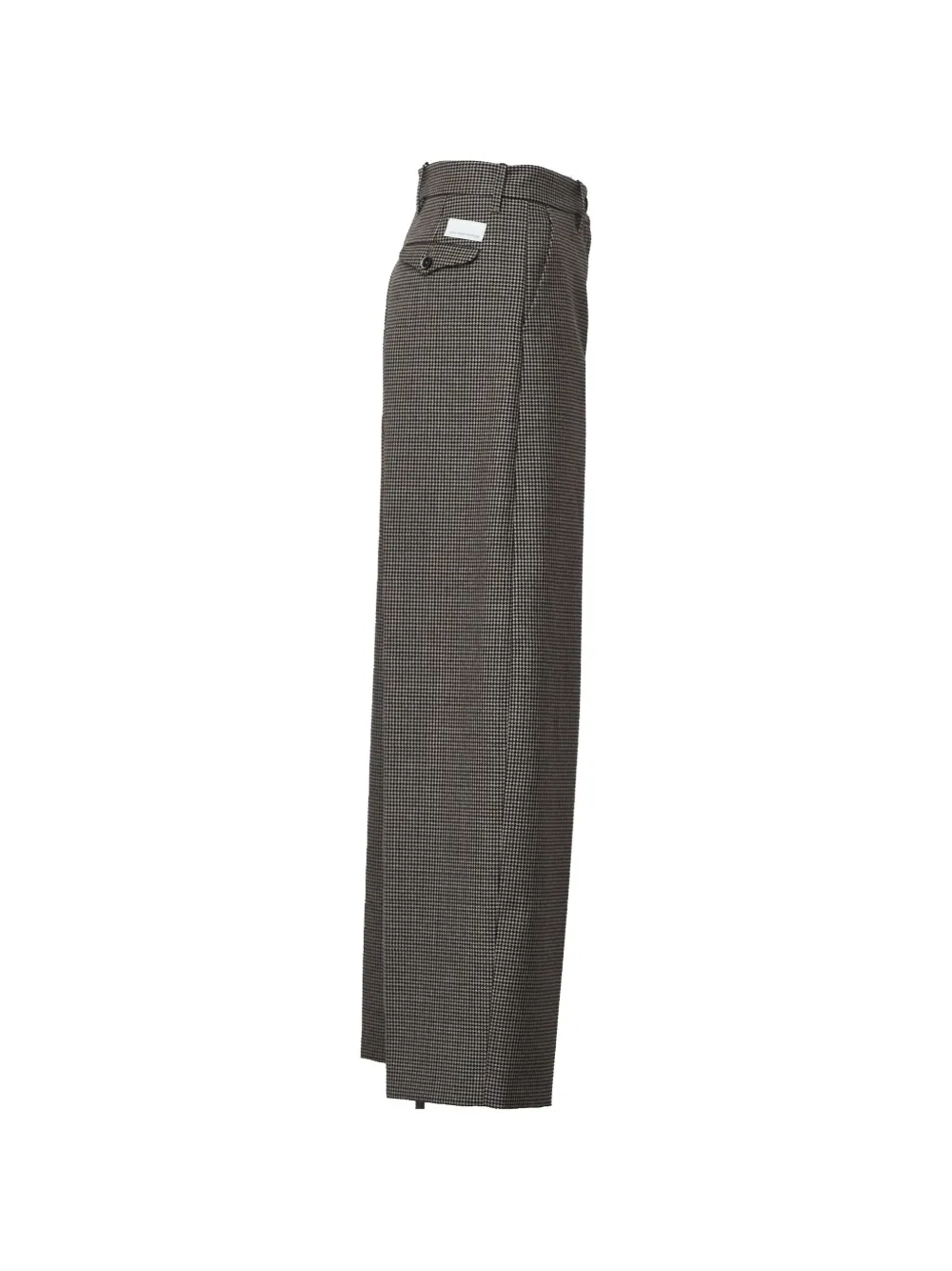 Nine In The Morning Nancy check wool trousers Beige